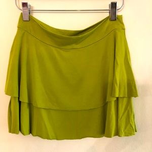 Only Hearts green mini skirt,